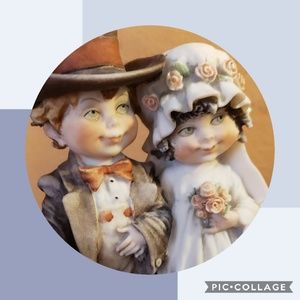 Vintage G Armani original Groom, Bride Capodimonte